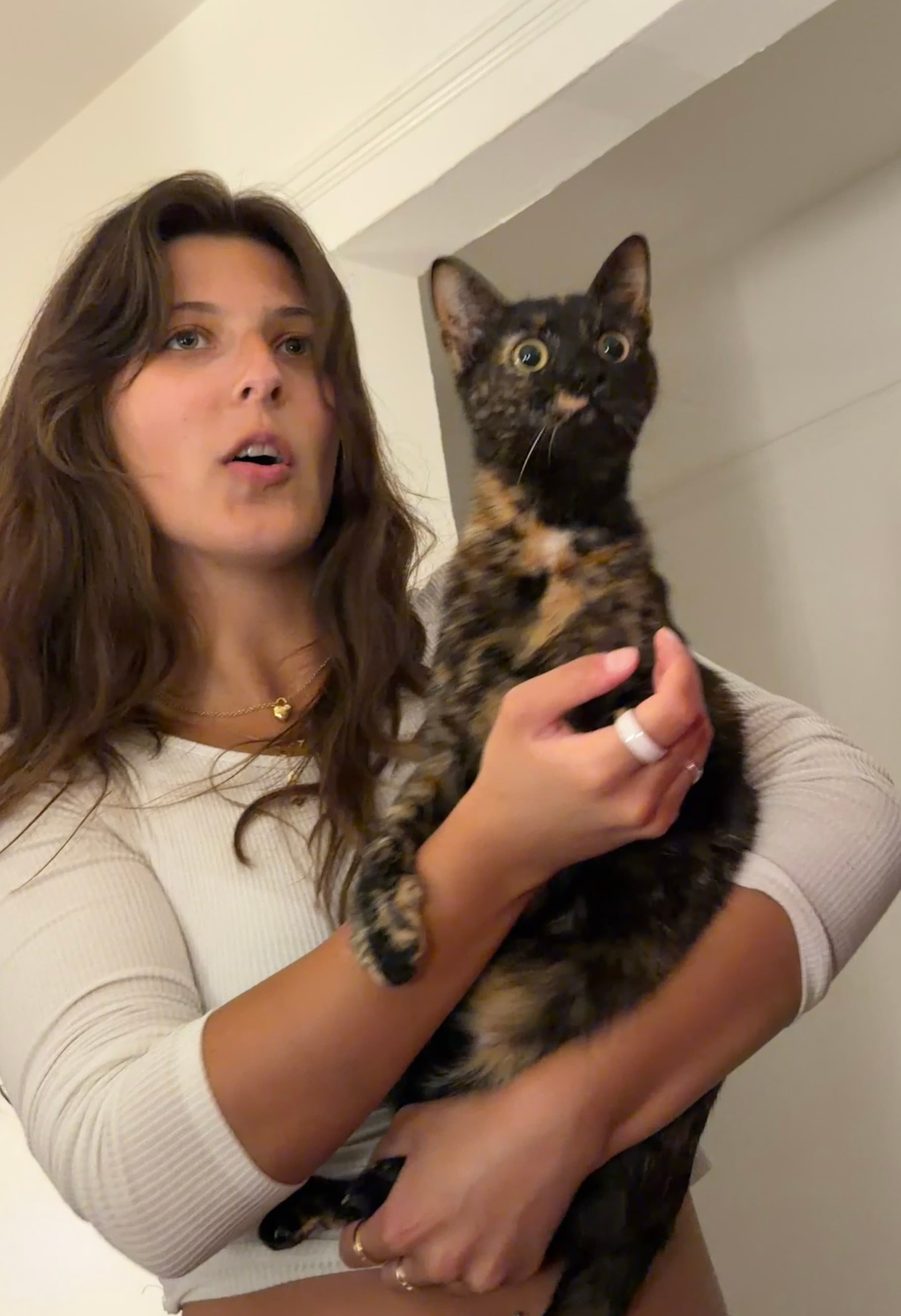 Meagan and her cat